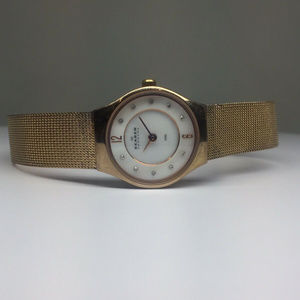Skagen Ladies Watch Rose Gold Tone Watch